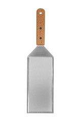 Barbecue and grill tools set on White Background, spatula blade scraper bottle tongs hook