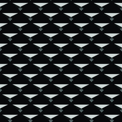 seamless geometric pattern. black and white  background, vector, illustration
