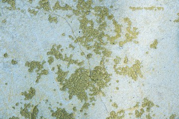 Old cracked concrete cement wall. Cracked wall. Brick wall with damage. Vintage texture style for graphic design or retro wallpaper