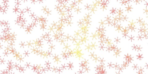 Light Orange vector pattern with wry lines.