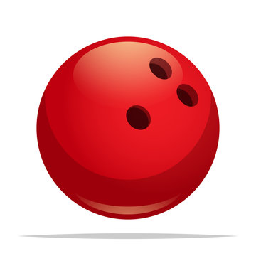 recommend clip art: Bowling ball vector isolated illustration