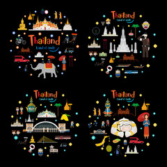 Set to Thailand and Landmarks. Template design