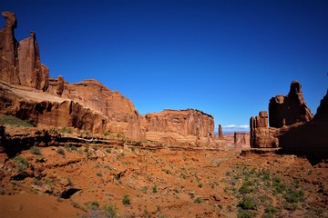 Monuments in the Arche National Park.
