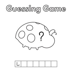 Cartoon Ladybug Guessing Game