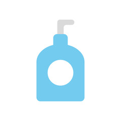 soap bottle icon, flat style