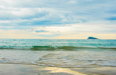 Sea Sunset, Summer background, Travel concept