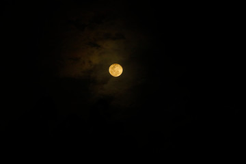 full moon in the night 
kerala moon