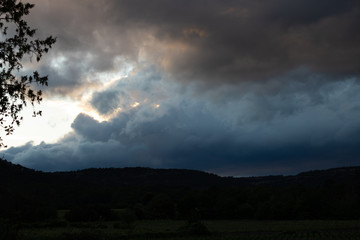 Behind my home