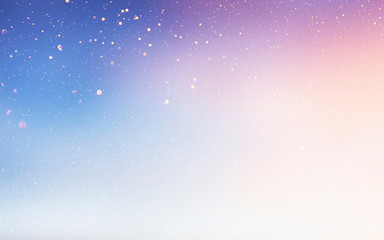 Christmas light background.  Holiday glowing backdrop. Defocused Background With Blinking Stars. Blurred Bokeh.