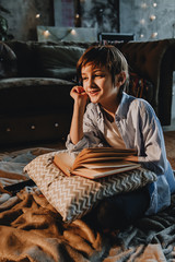 A boy reading in Quarantine
