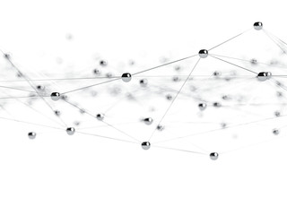 Abstract connection concept background
