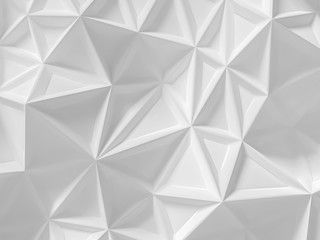 Low polygonal background - 3d rendering.