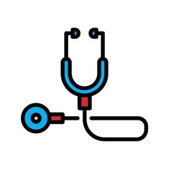 stethoscope filled outline Icon