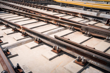 Railway Tracks in depot