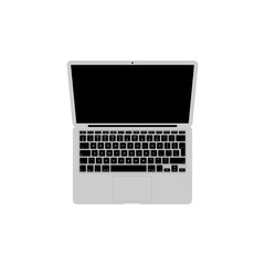 Laptop isolated on white background. Computer symbol modern, simple, vector, icon for website design, mobile app, ui. Vector Illustration