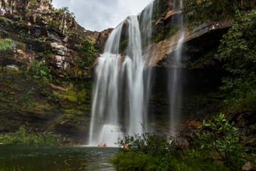 Fototapeta na wymiar cachoeira do cordovil chapada dos veadeiros alto paraiso goias