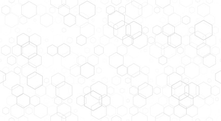 Stoffe zum Nähen Seamless background of honeycombs. Vector illustration. Gray honeycombs