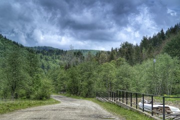 road in the mountains