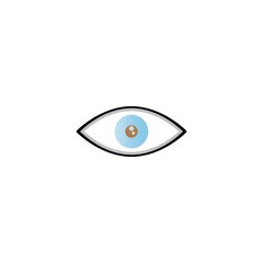 eye icon logo vector