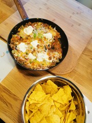 pizza with mushrooms