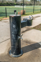 Drinking water fountain in the park
