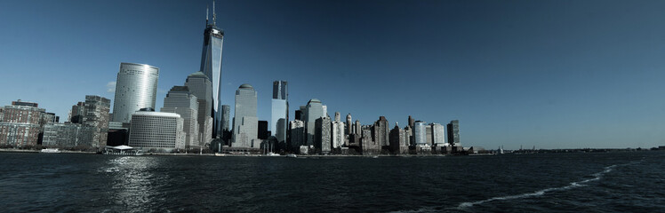 Fototapeta na wymiar Panorama of Manhattan