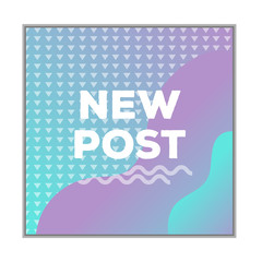 Social Network Mockup screen