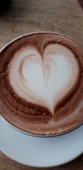 heart shaped chocolate cake