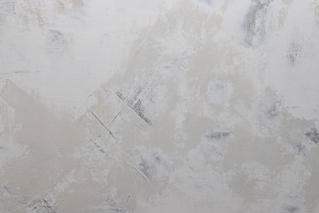 Putty wall. Stucco on a drywall wall.