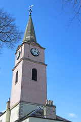 Newgate Clock Tower in Jedburgh,Scotland	