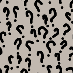 Seamless pattern English alphabet letters in black for websites magazines articles textiles fabrics