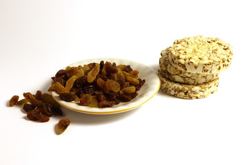 spices on a white background