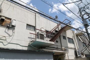 古びた建物 埼玉県春日部市 日本
