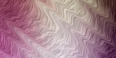 Fototapeta premium Light Pink, Green vector layout with curves. Colorful abstract illustration with gradient curves. Template for your UI design.