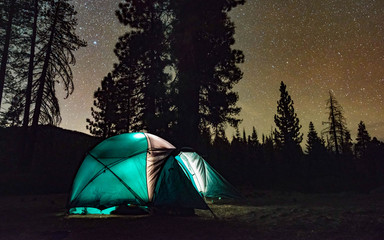 Camping in the Sierra Nevada