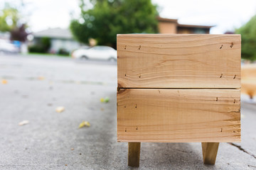 Cedar flower planter troughs