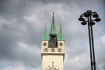 Old lamps along the way, which are still in operation today