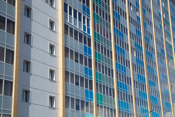 Sale of new apartments in new multi-storey high-rise buildings in the city.