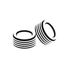 Tire icon vector illustration. Tire shop logo design inspiration.