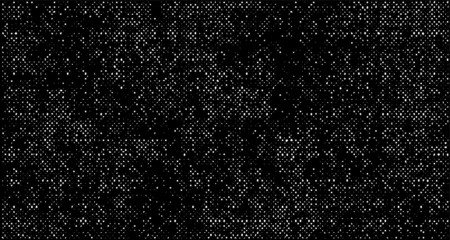 Distressed fabric texture. Vector texture of weaving fabric. Grunge background. Abstract halftone vector illustration. Overlay for interesting effect and depth. Black isolated on white background.