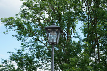 Old lamps along the way, which are still in operation today