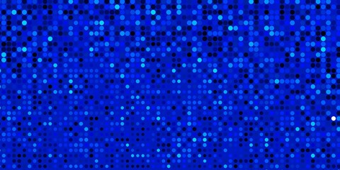 Dark BLUE vector background with bubbles. Abstract illustration with colorful spots in nature style. Design for posters, banners.