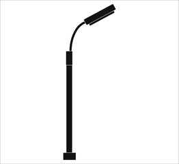 street lamps. illustration for web and mobile