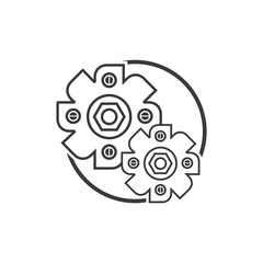 Gear Logo Template vector icon