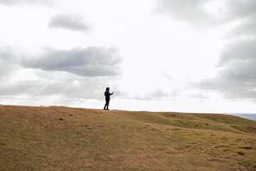 Windy weather along the Malvern hills