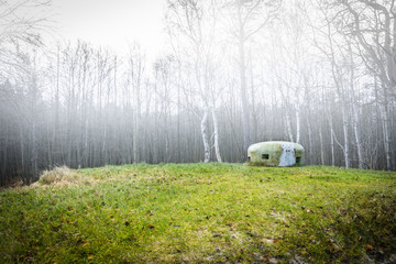 Bunker at seashore - Hel, Poland