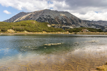 Landscape of Muratovo lake at Pirin Mountain, Bulgaria