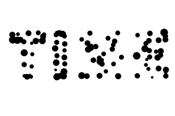 3D rendering abstract bubble time illustration