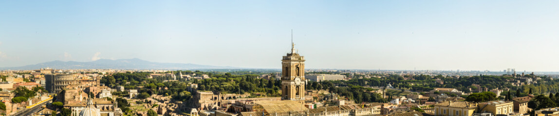 Panorama of Rome - Italy
