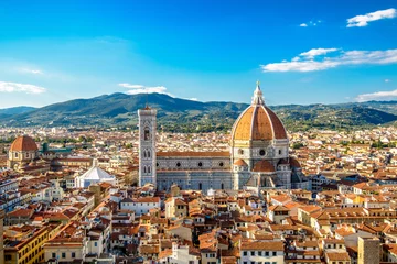 Fotobehang Firenze Duomo: Santa Maria del Fiore - Florence. Italy